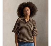 Polo Ralph Lauren Polo in maglia di cotone a righe XL Brown