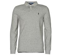 Polo Ralph Lauren Polo maniche lunghe POLO AJUSTE DROIT EN COTON BASIC MESH LOGO PONY PLAYER in Grigio EU XL