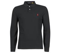 Polo Ralph Lauren Polo maniche lunghe POLO AJUSTE DROIT EN COTON BASIC MESH LOGO PONY PLAYER in Nero EU XS