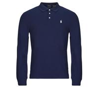 Polo Ralph Lauren Polo maniche lunghe POLO COUPE AJUSTEE SLIM FIT EN COTON STRECH MESH in Marine EU XL