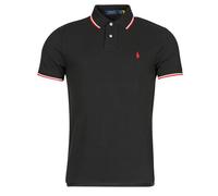 Polo Ralph Lauren Polo POLO COUPE DROITE EN COTON BASIC MESH COL RAYE in Nero EU XL
