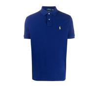 Polo Ralph Lauren Polo in piqué Custom Slim-Fit M Blu Royal aut/Giallo