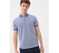 Polo Ralph Lauren - Polo rayé en manche courte en coton Blu - Abbigliamento S Blu