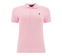 Polo Ralph Lauren - Polo Shirt Slim Fit Stretch - - Tops - Donna - Rosa - L