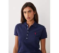 Polo Ralph Lauren - Polo slim elasticizzata blu navy XS