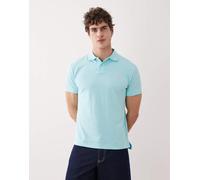 Polo Ralph Lauren - Polo slim in piqué blu acqua con logo M