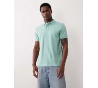 Polo Ralph Lauren - Polo slim in piqué blu celadon con logo M