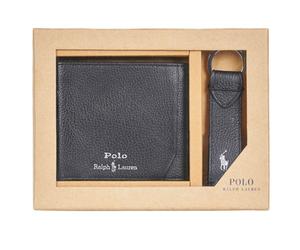 Polo Ralph Lauren Portafoglio PBL GFTBX 2-GIFT BOX SET in Nero Unica