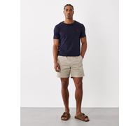 Polo Ralph Lauren - Prepsters Icon - Pantaloncini in twill elasticizzati beige con logo-Brown S