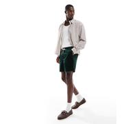 Polo Ralph Lauren - Prepsters - Pantaloncini in velluto a coste verde medio piatti sul davanti L