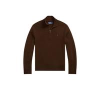 Polo Ralph Lauren - Pull camionneur demi-zip - - Knitwear - Uomo - Marrone - L