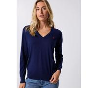 Polo Ralph Lauren - Pull col en V en coton Blu - Abbigliamento XXL Blu