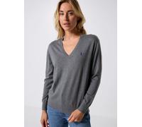 Polo Ralph Lauren - Pull col en V en coton Grigio - Abbigliamento XL Grigio