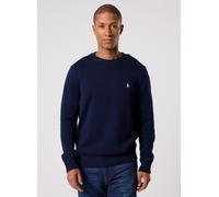 Polo Ralph Lauren - Pull col rond en coton 710810846 Blu - Abbigliamento M Blu