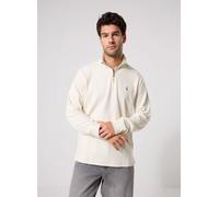 Polo Ralph Lauren - Pull demi-zippé en coton 710P07411 Bianco - Abbigliamento XL Bianco