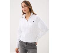 Polo Ralph Lauren - Pull demi-zippé en coton torsadé 2119634 Bianco - Abbigliamento L Bianco