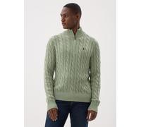 Polo Ralph Lauren - Pull demi-zippé en coton torsadé Blu - Abbigliamento S Blu