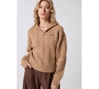 Polo Ralph Lauren - Pull demi-zippé en laine et cachemire Beige - Abbigliamento S Beige
