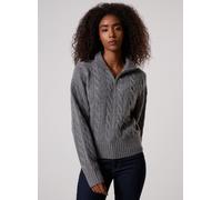 Polo Ralph Lauren - Pull demi-zippé en laine et cachemire Grigio - Abbigliamento S Grigio