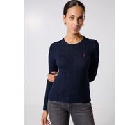 Polo Ralph Lauren - Pull torsadé à col rond en coton 211971869 Blu - Abbigliamento XL Blu