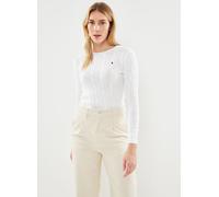 Polo Ralph Lauren - Pull torsadé à col rond en coton Bianco - Abbigliamento XL Bianco