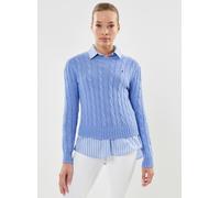 Polo Ralph Lauren - Pull torsadé à col rond en coton Blu - Abbigliamento XL Blu