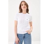 Polo Ralph Lauren - Pull torsadé à manches courtes en coton Bianco - Abbigliamento S Bianco
