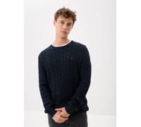Polo Ralph Lauren - Pull torsadé en coton Blu - Abbigliamento L Blu