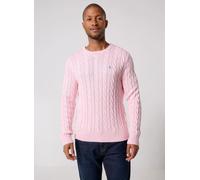 Polo Ralph Lauren - Pull torsadé en coton Rosa - Abbigliamento S Rosa