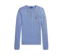 Polo Ralph Lauren - Pull torsadé à col rond en coton 211971869 Blu - Abbigliamento XS Blu