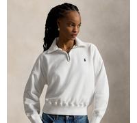 Polo Ralph Lauren Pullover con un quarto di cerniera M White