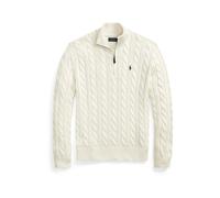 Polo Ralph Lauren - Pull demi-zippé en coton torsadé Bianco - Abbigliamento S Bianco