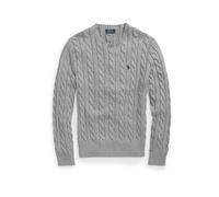Polo Ralph Lauren - Pull torsadé en coton Grigio - Abbigliamento XS Grigio