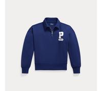 Polo Ralph Lauren Pullover in felpa con cerniera e logo P XL Blue
