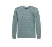 Polo Ralph Lauren - Lscablecnpp Maglione Girocollo a Maniche Lunghe - - Knitwear - Uomo - Blu - S
