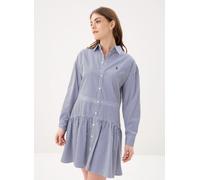 Polo Ralph Lauren - Robe-chemise à pans en coton rayé Blu - Abbigliamento 38 Blu