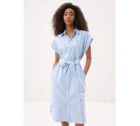 Polo Ralph Lauren - Robe chemise ceinturée en coton 211A1290 Blu - Abbigliamento 36 Blu