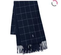 Polo Ralph Lauren Sciarpa Écharpe réversible en laine mélangée in Marine Unica