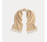 Polo Ralph Lauren Sciarpa in lana con frange TAGLIA UNICA Tan