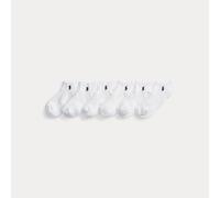Polo Ralph Lauren Sei paia di calze sportive corte TAGLIA UNICA White
