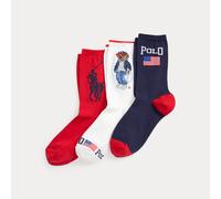 Polo Ralph Lauren Set regalo 3 paia di calze Polo Bear IT 37-41 Multi