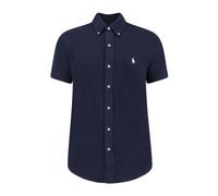 Polo Ralph Lauren, ,Shirts ,Uomo ,Blu ,L Buttoned Polo Shirt