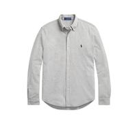Polo Ralph Lauren, ,Shirts ,Uomo ,Grigio ,S Camicia in Fine Piqué di Cotone