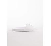 Polo Ralph Lauren - Sliders bianche con logo-Bianco 46