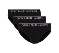 RALPH LAUREN LOW RISE 3PK BRIEF BLACK L