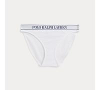 Polo Ralph Lauren Slip da bikini con logo XS White