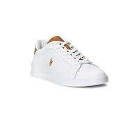 Polo Ralph Lauren Scarpe Polo Ralph Lauren Da Uomo, Modello Sneakers Basse Hrt Ct Ii 809877598, Realizzate in Pelle. 40 Bianco