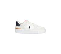 Scarpe Ralph Lauren da Uomo, Modello Sneakers 809891794001, Realizzate in Pelle. Bianco