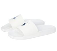 Polo Ralph Lauren Sneakers, Sandalo Slide Uomo, Bianco Blu Marino, 45.5 EU