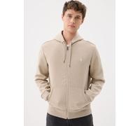 Polo Ralph Lauren - Sweat À Capuche En Maille Double 7108882 Beige - Abbigliamento XS Beige